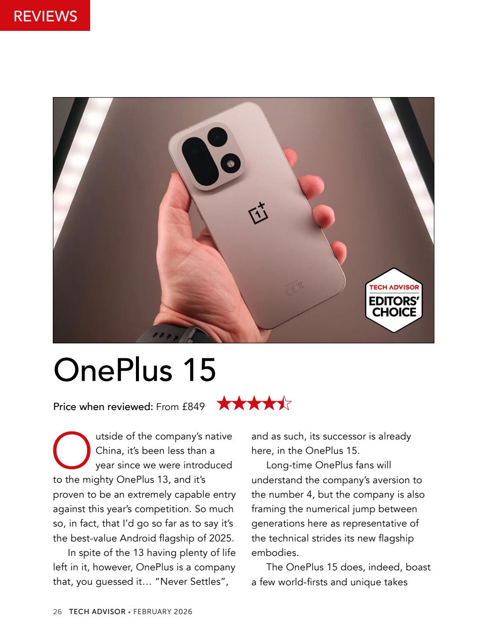 Tech Advisor Preview Pages