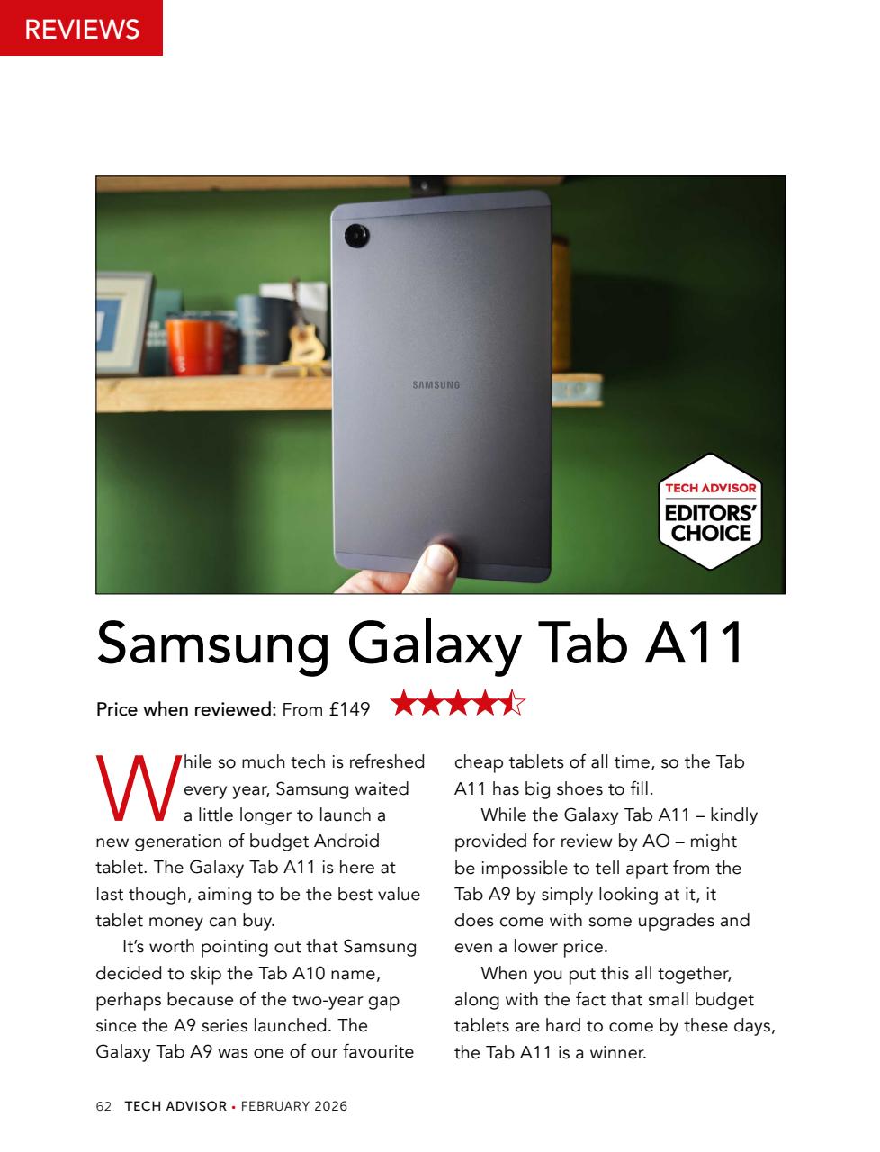 Tech Advisor Preview Pages