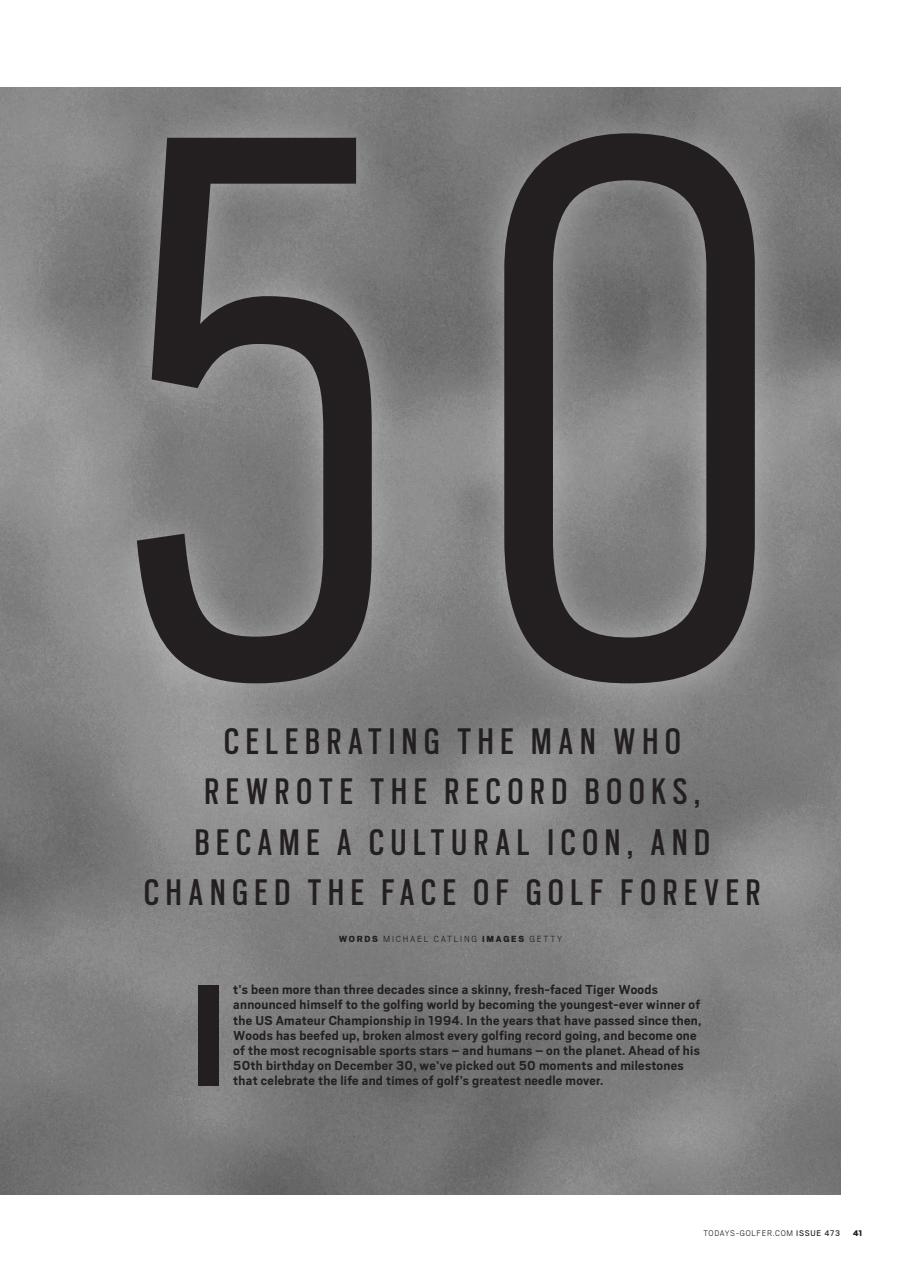 Today's Golfer Preview Pages