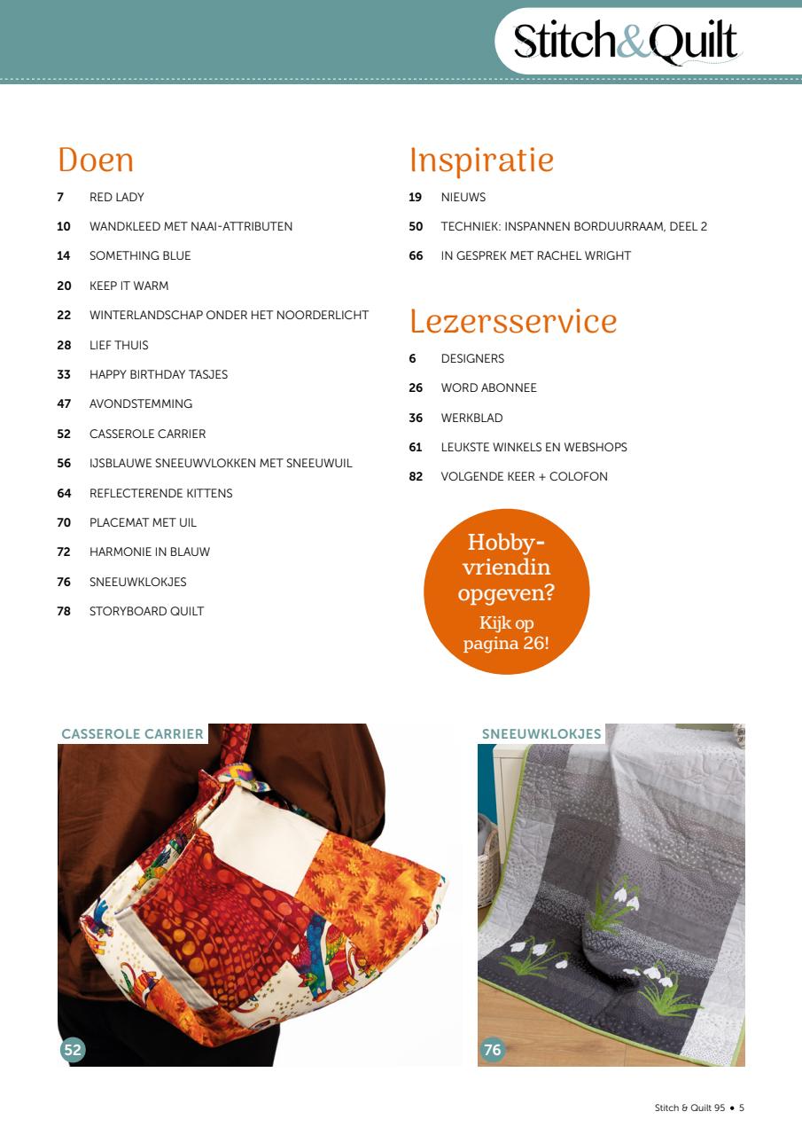 Stitch & Quilt (Quilt & Zo) Preview Pages