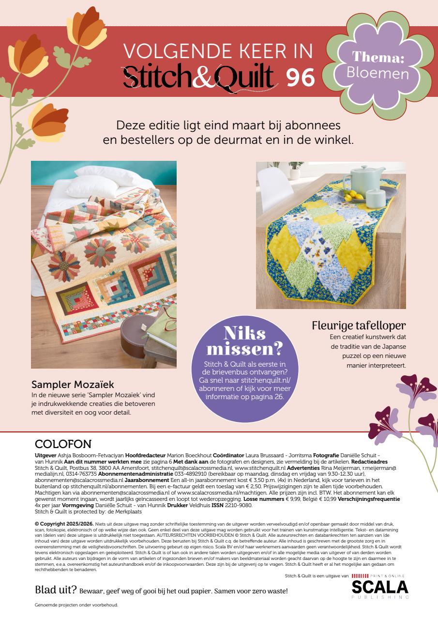 Stitch & Quilt (Quilt & Zo) Preview Pages