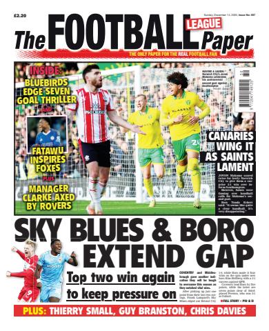 The Football League Paper issue 14th December 2025