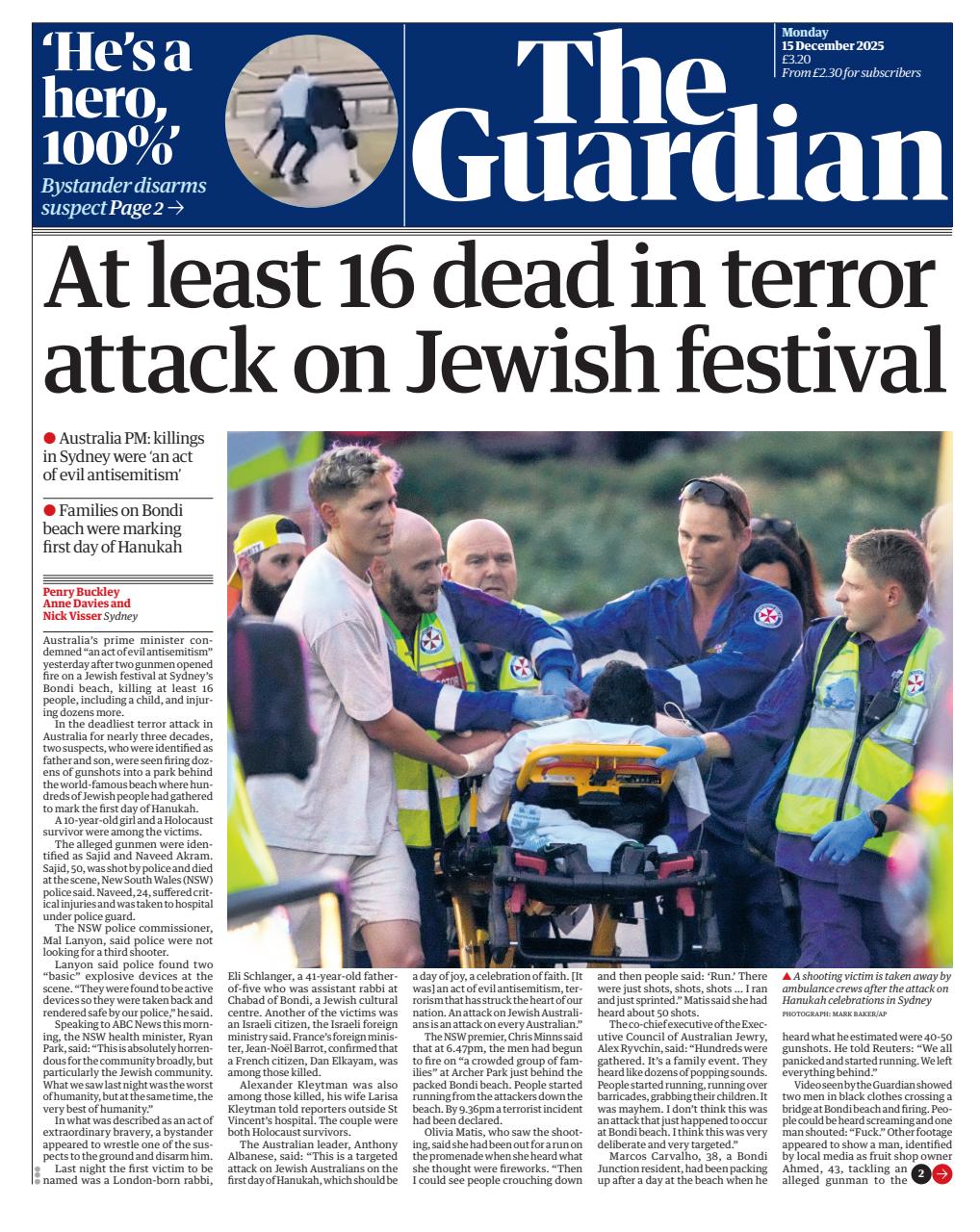 The Guardian Newspaper Preview Pages