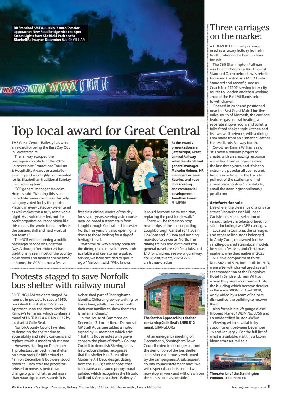 Heritage Railway Preview Pages