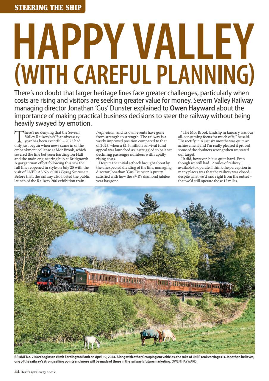 Heritage Railway Preview Pages