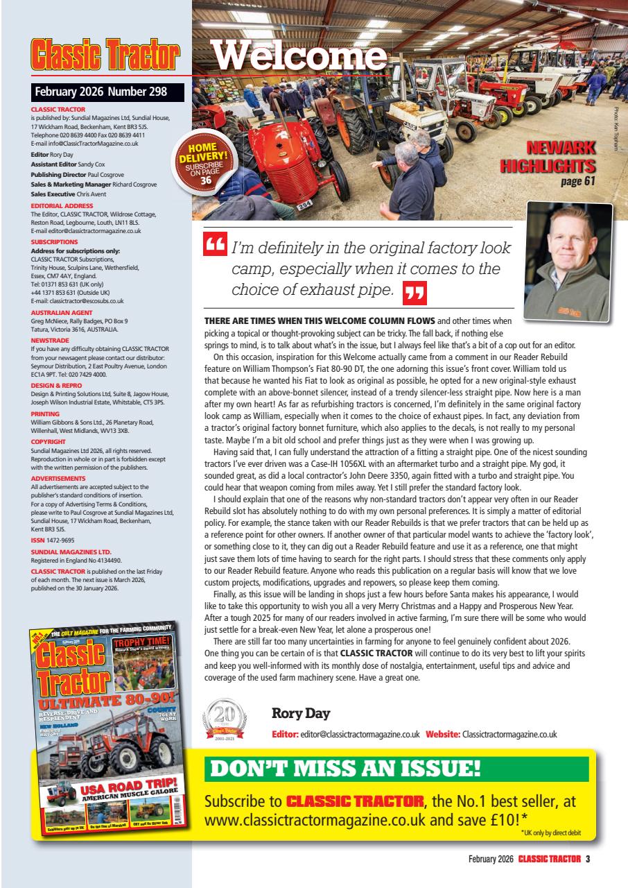 Classic Tractor Preview Pages