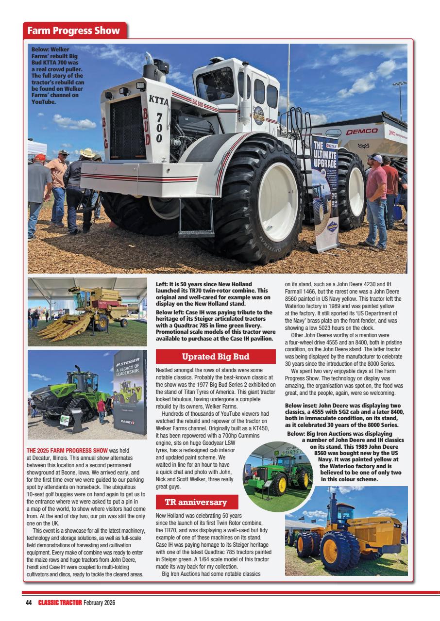 Classic Tractor Preview Pages