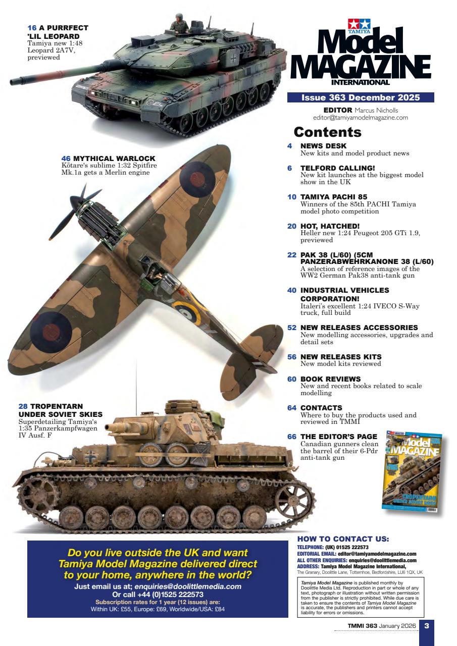 Tamiya Model Magazine Preview Pages