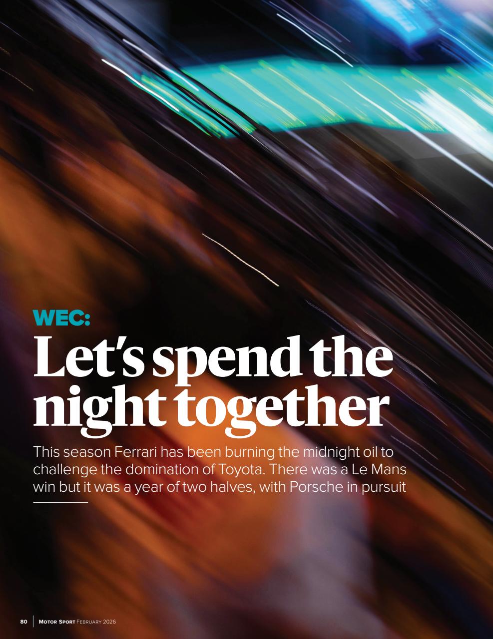 Motor Sport Magazine Preview Pages