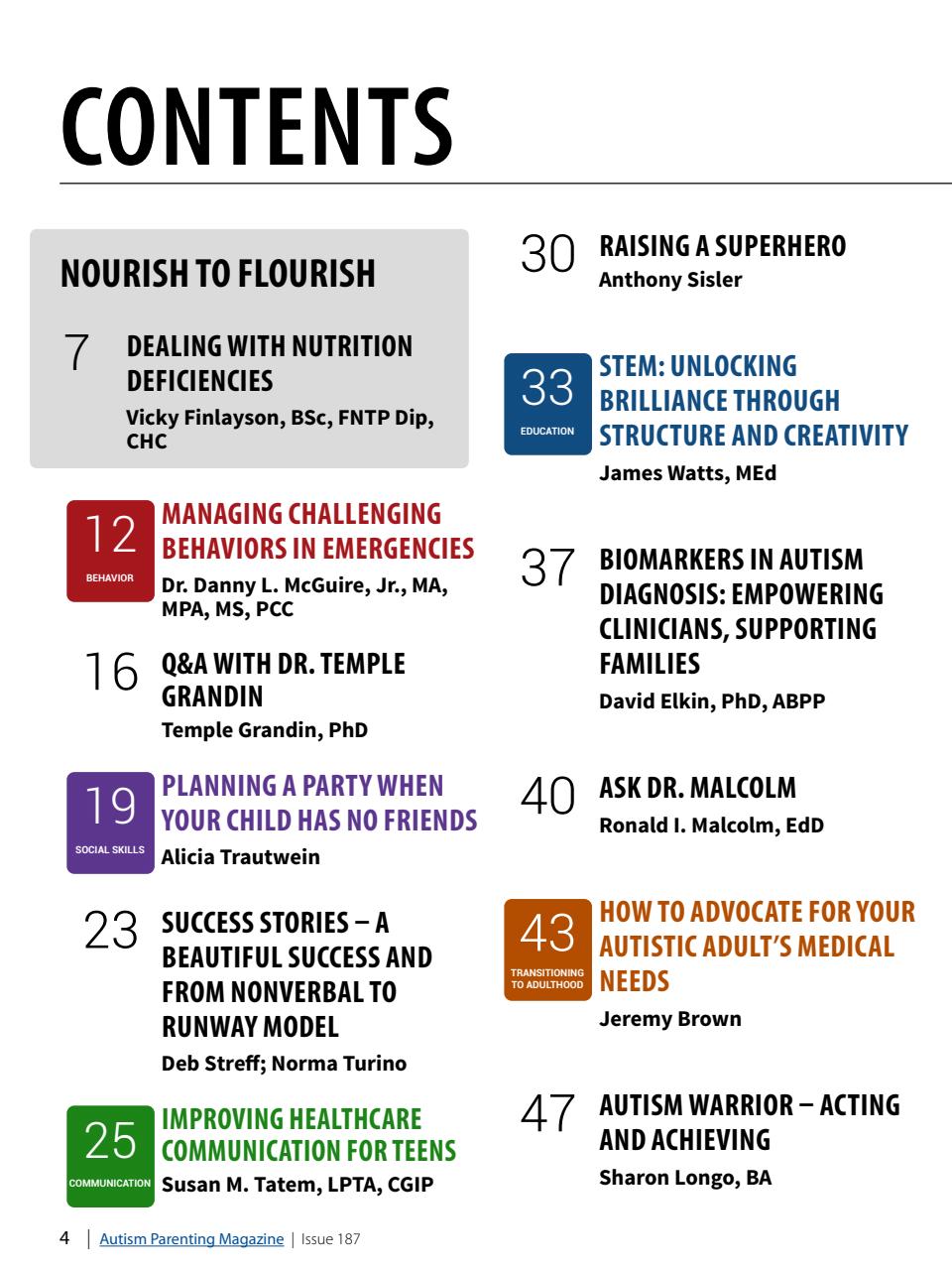 Autism Parenting Preview Pages