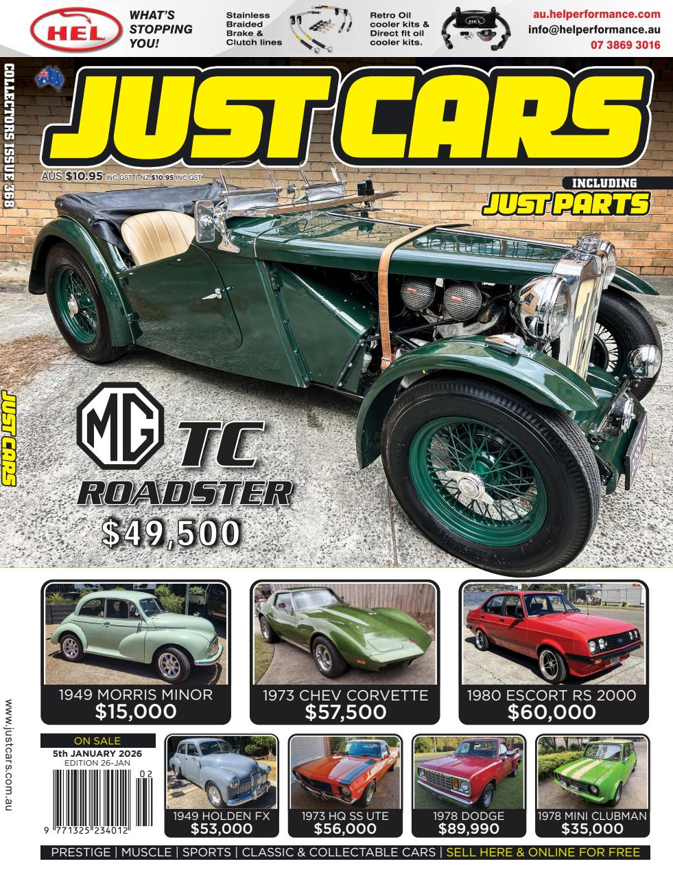 JUST CARS Preview Pages