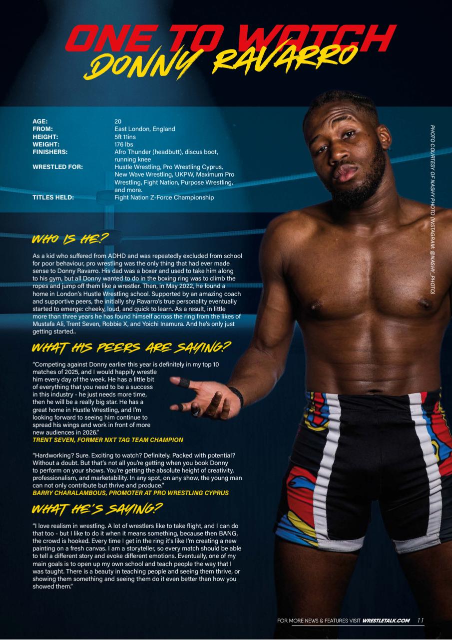 Wrestletalk Magazine Preview Pages