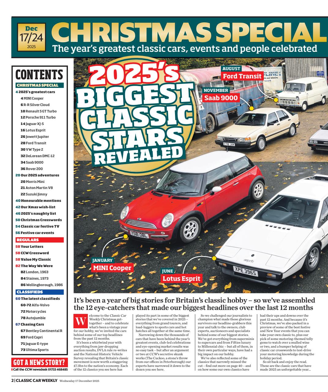 Classic Car Weekly Preview Pages