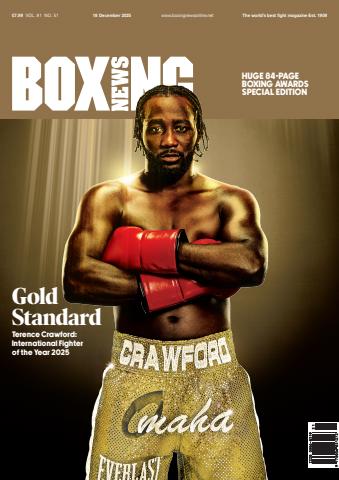 Boxing News issue December 18 2025