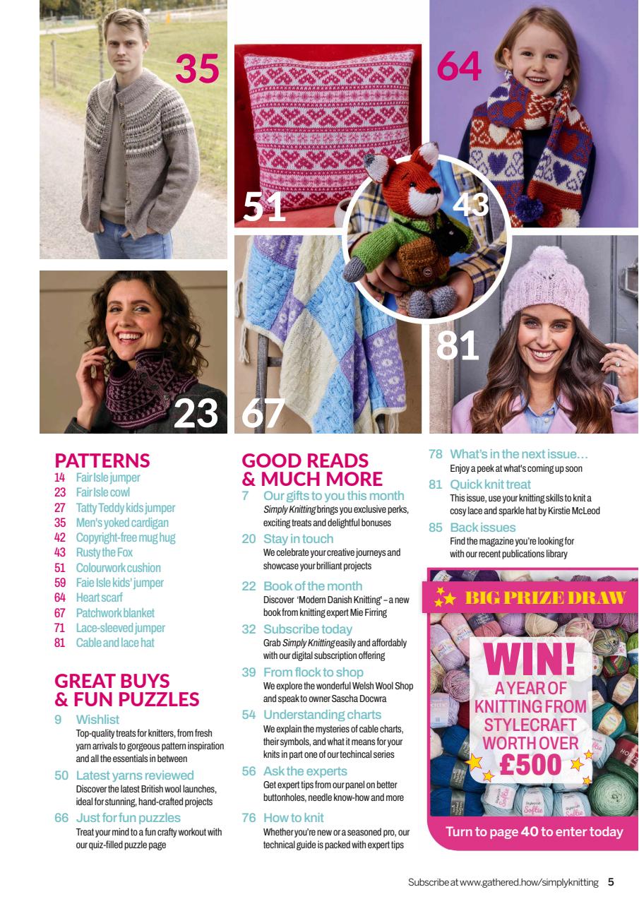 Simply Knitting Preview Pages