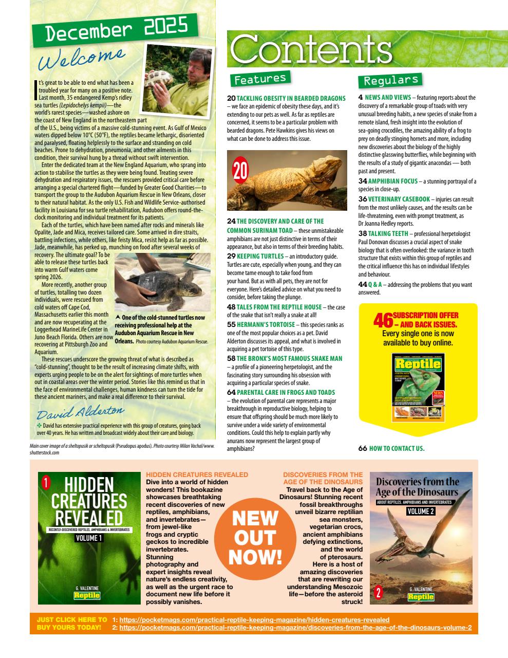 Practical Reptile Keeping Preview Pages