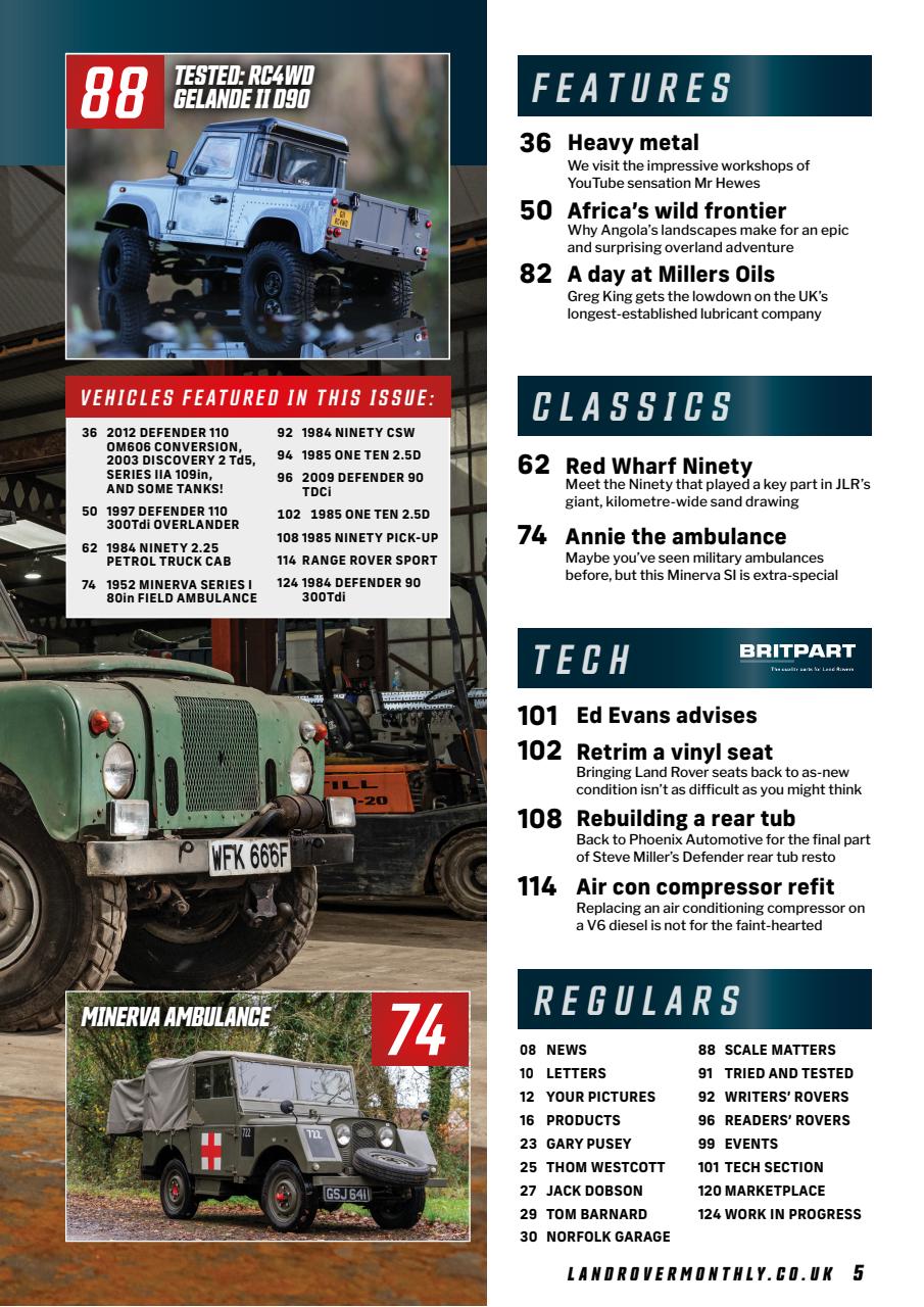 Land Rover Monthly Preview Pages