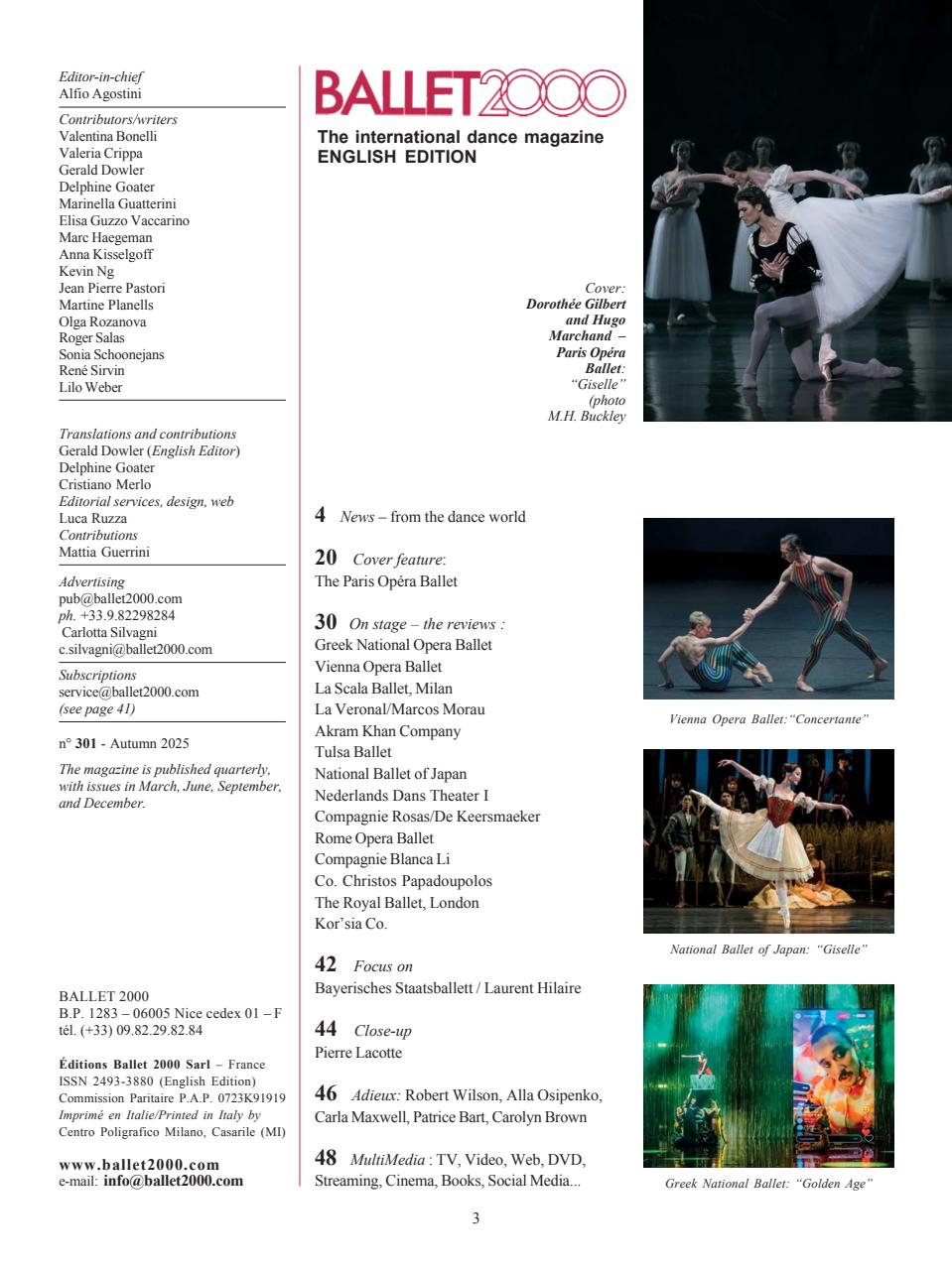 BALLET2000 English Edition Preview Pages