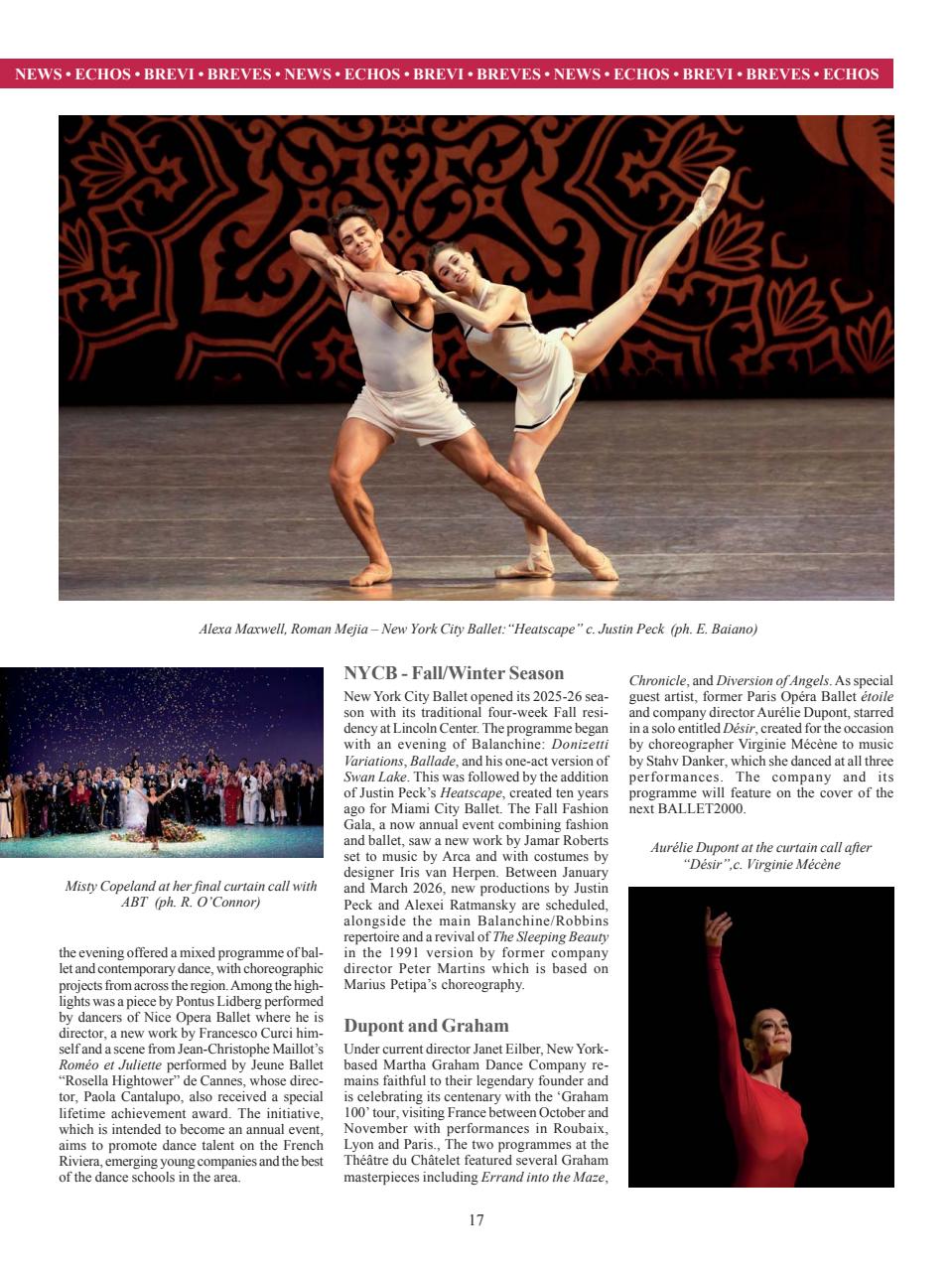 BALLET2000 English Edition Preview Pages