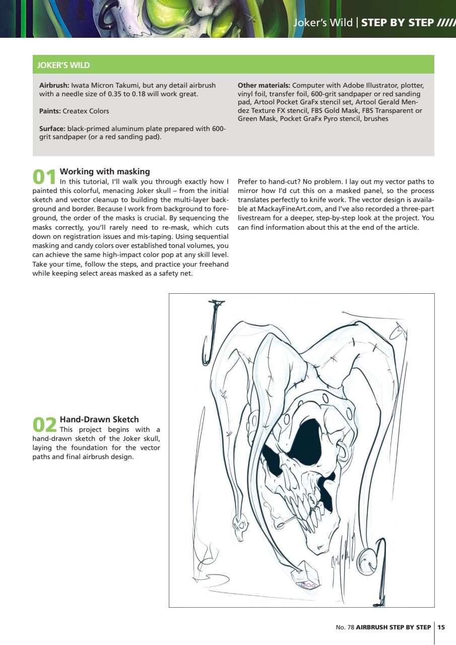Airbrush Step by Step Preview Pages