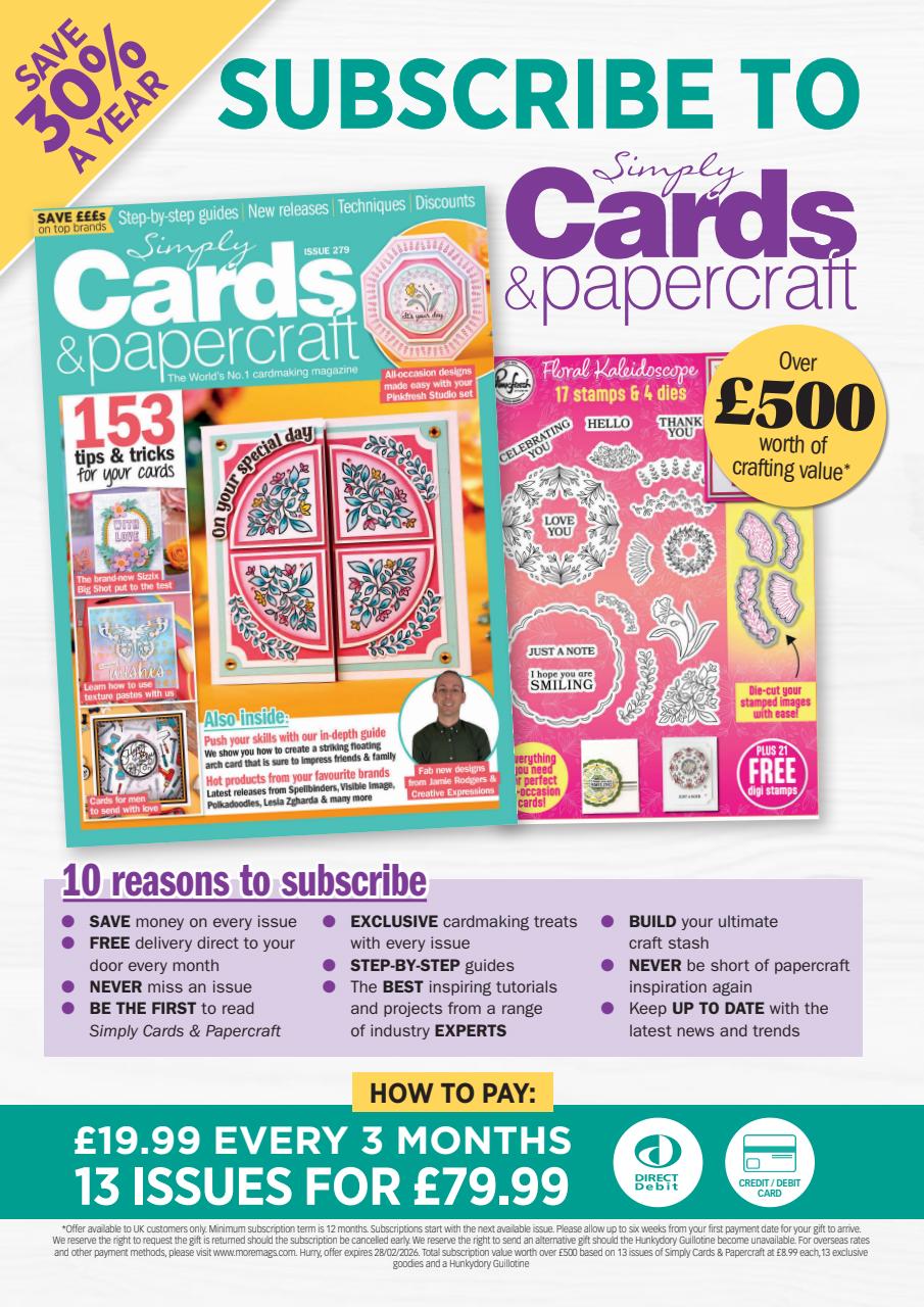 Simply Cards & Papercraft Preview Pages