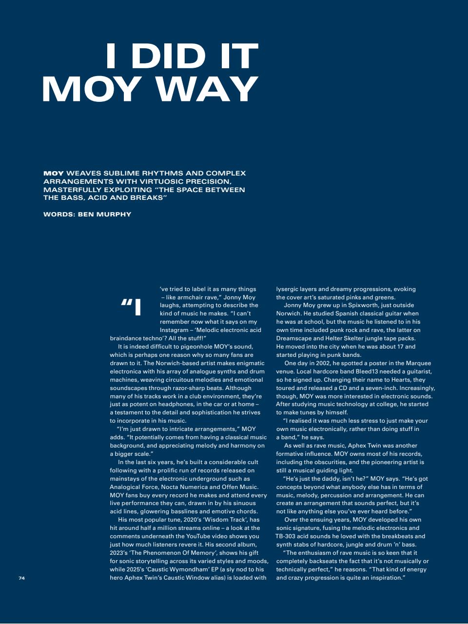 Electronic Sound Preview Pages