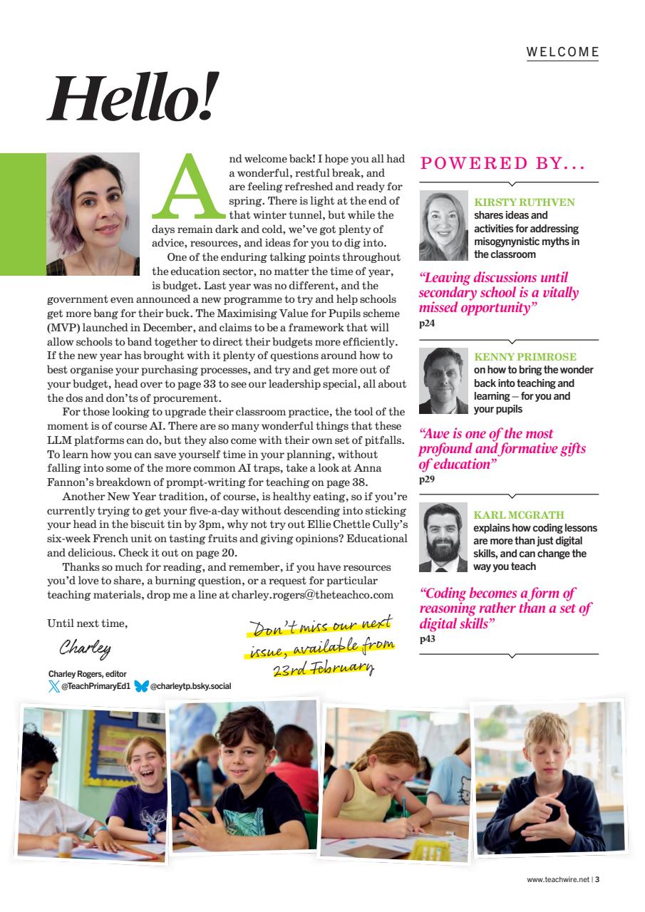 Teach Primary Preview Pages