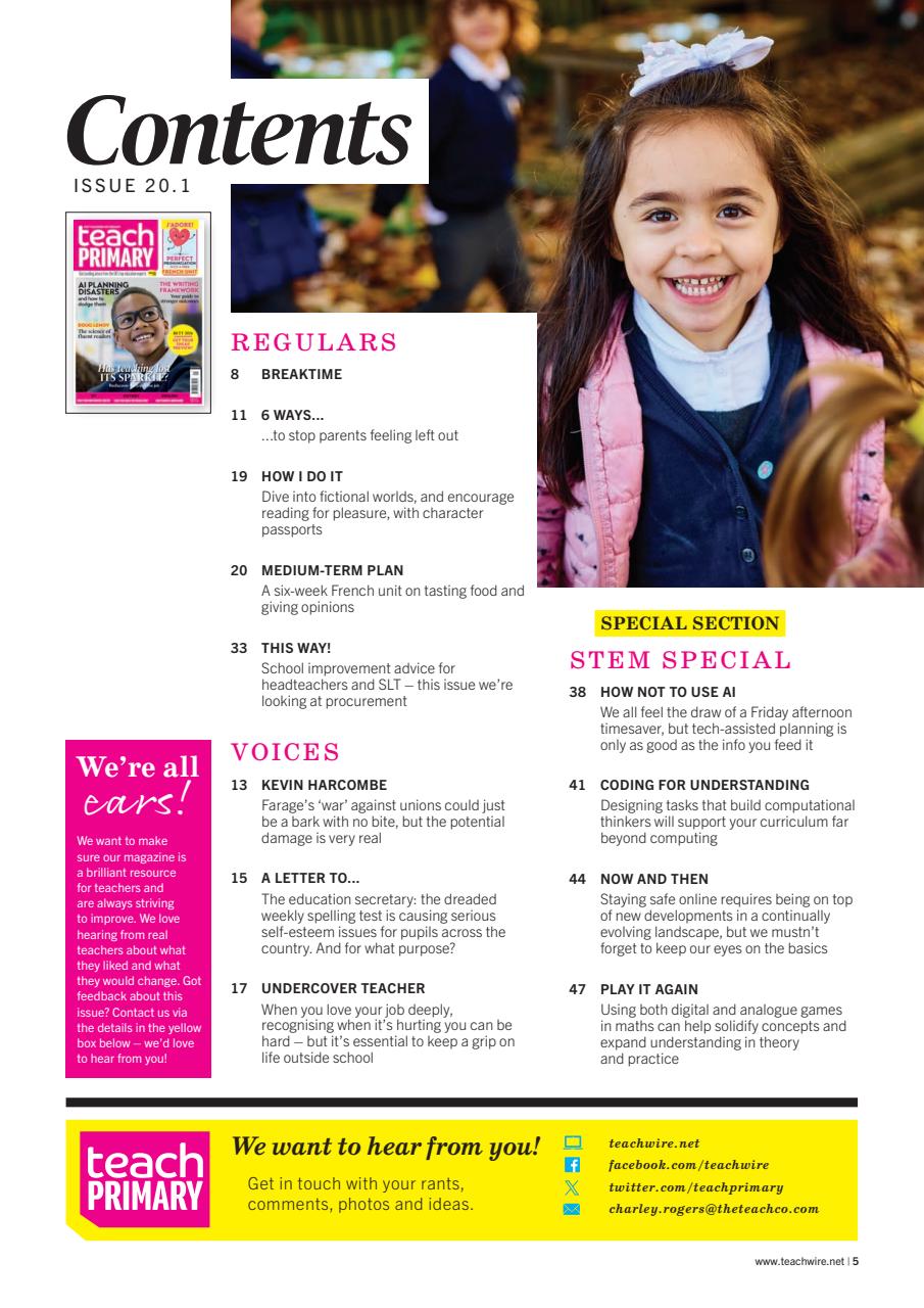 Teach Primary Preview Pages