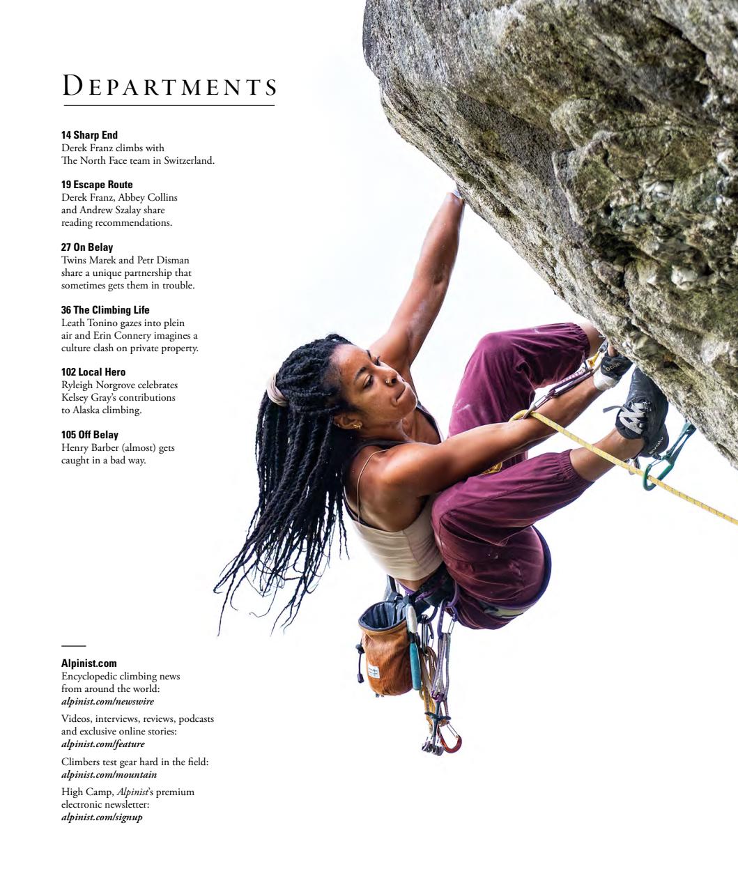 Alpinist Preview Pages