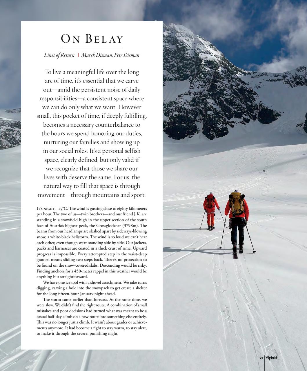 Alpinist Preview Pages