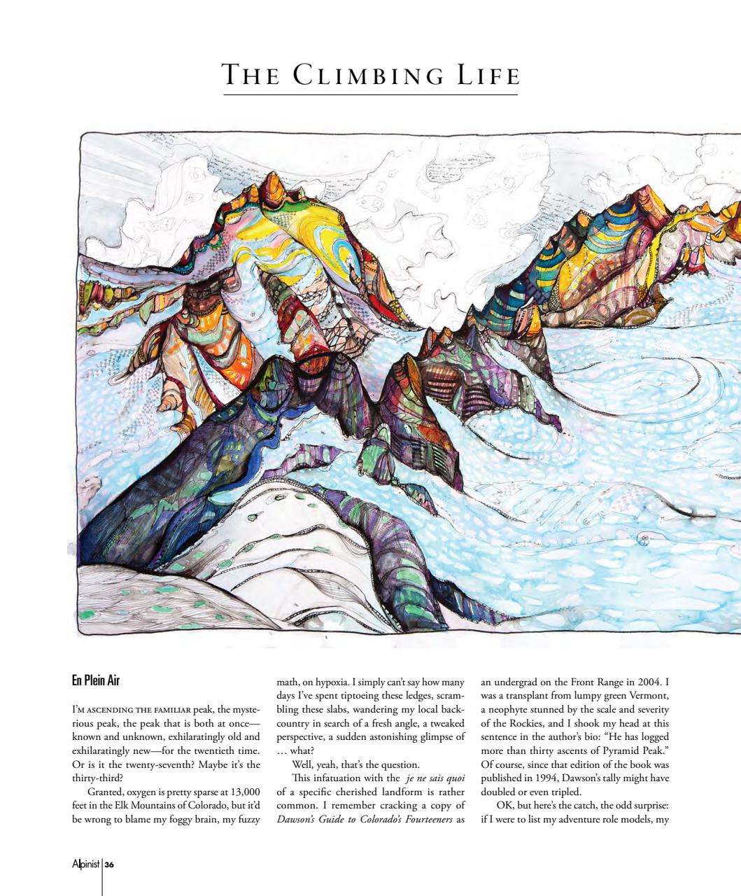 Alpinist Preview Pages