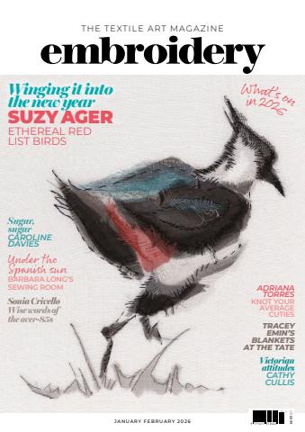 Embroidery Magazine issue Jan/Feb 2026