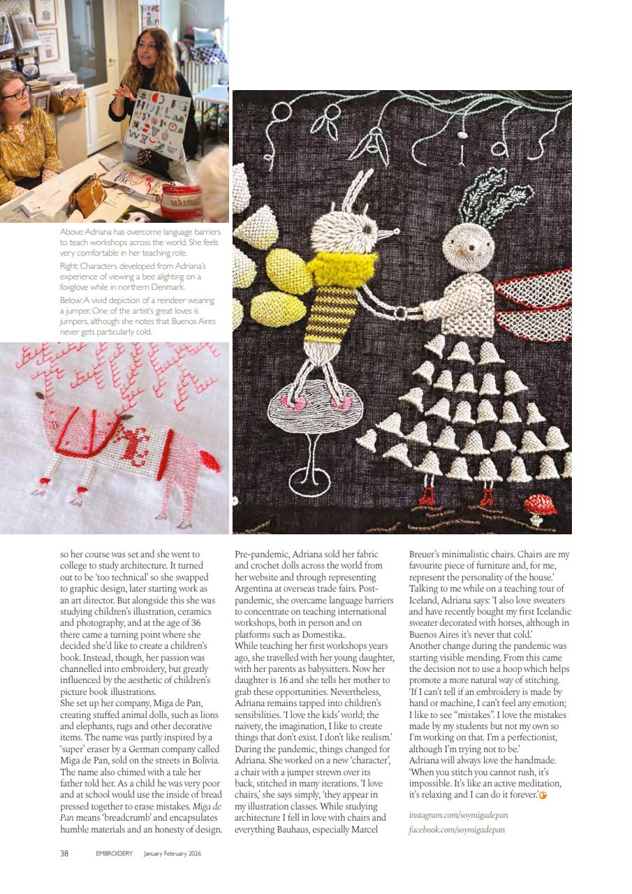 Embroidery Magazine Preview Pages