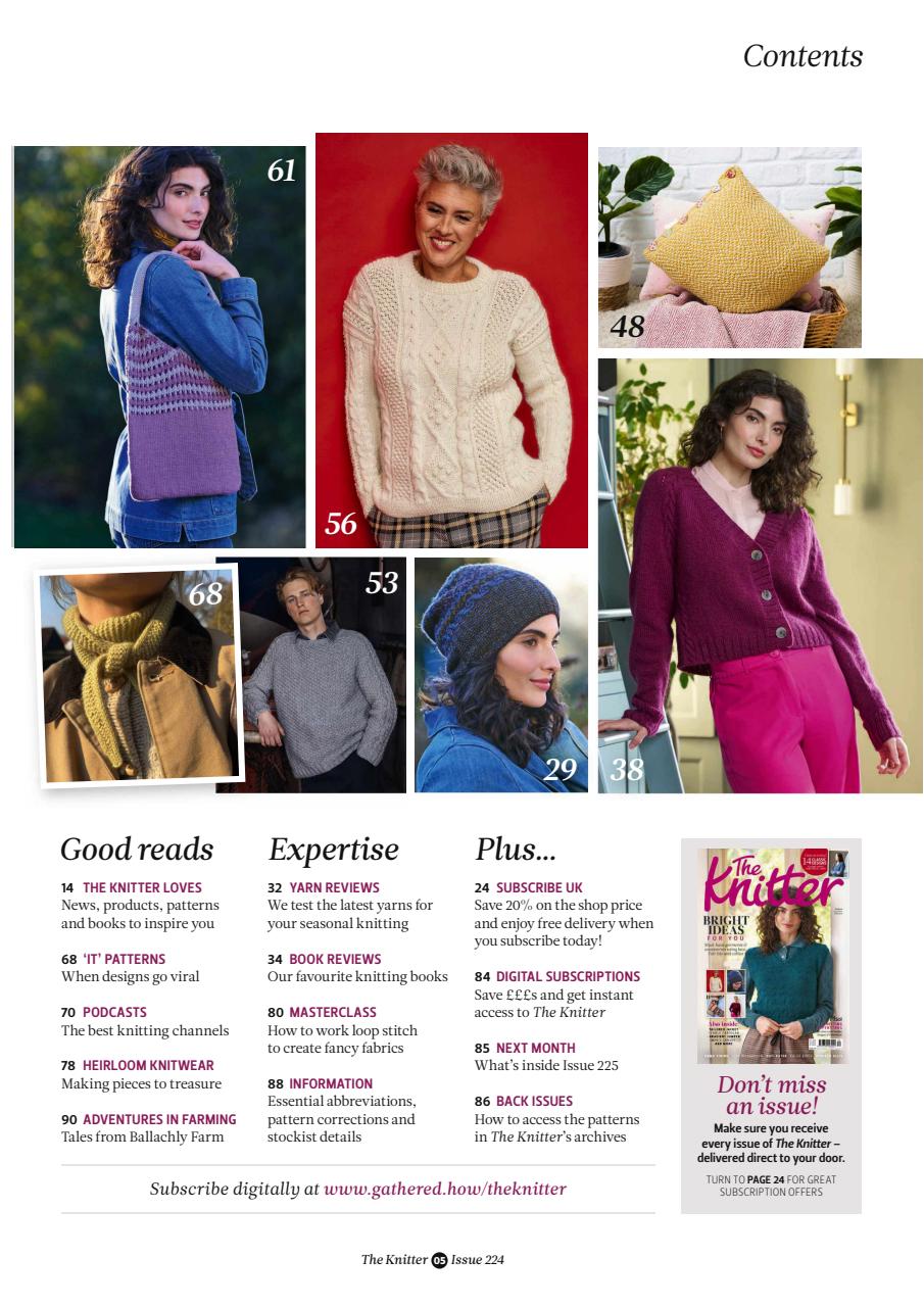 The Knitter Preview Pages