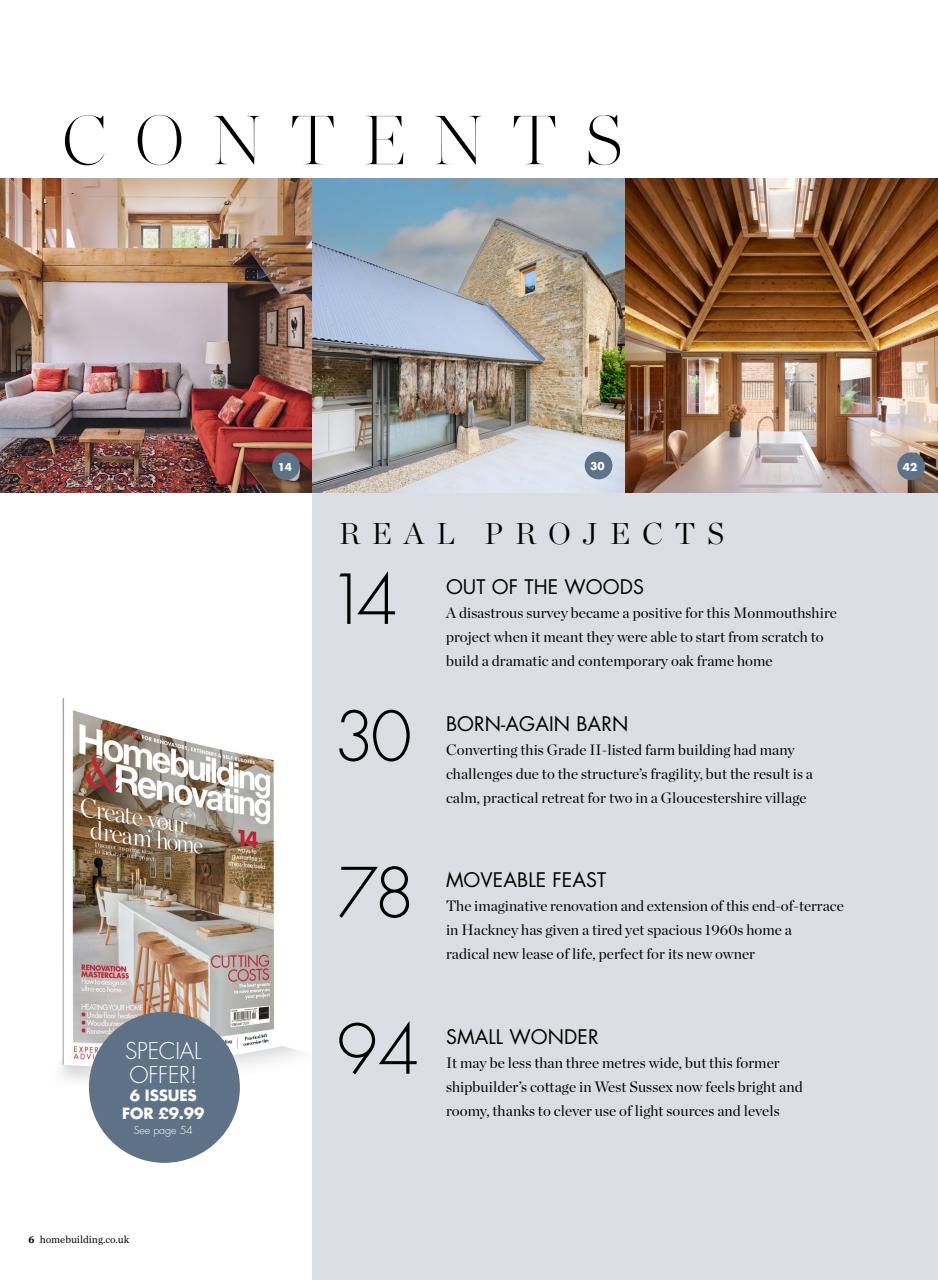 Homebuilding & Renovating Magazine Preview Pages