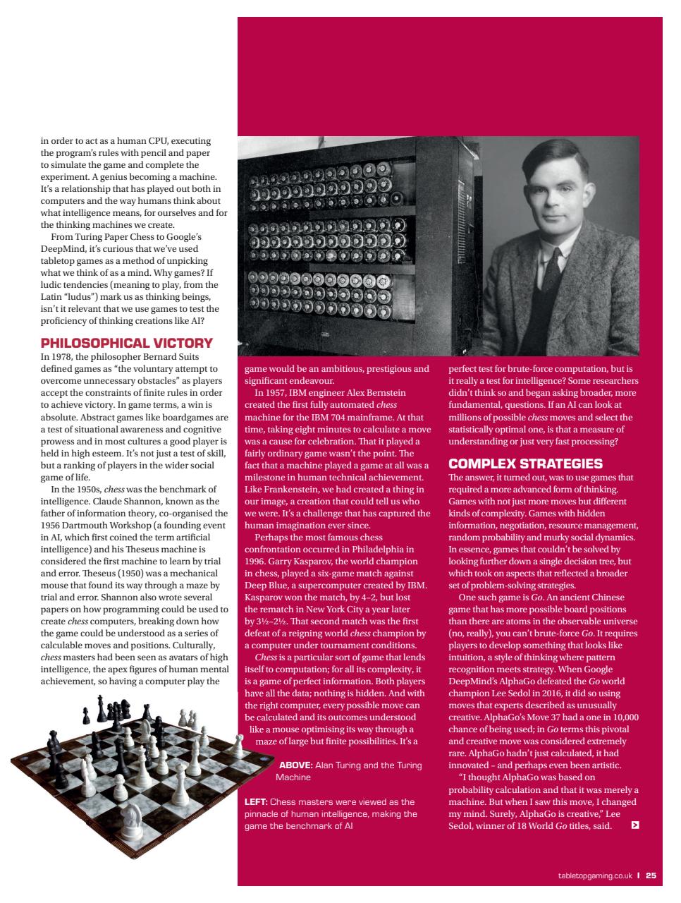 Tabletop Gaming Preview Pages