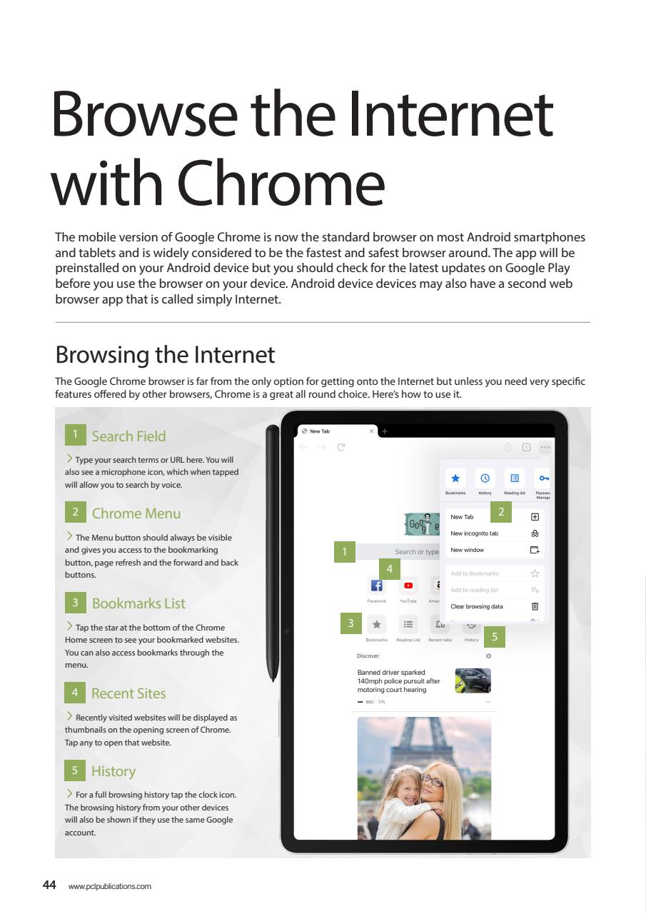 Android Smartphones & Tablets The Complete Manual Preview Pages