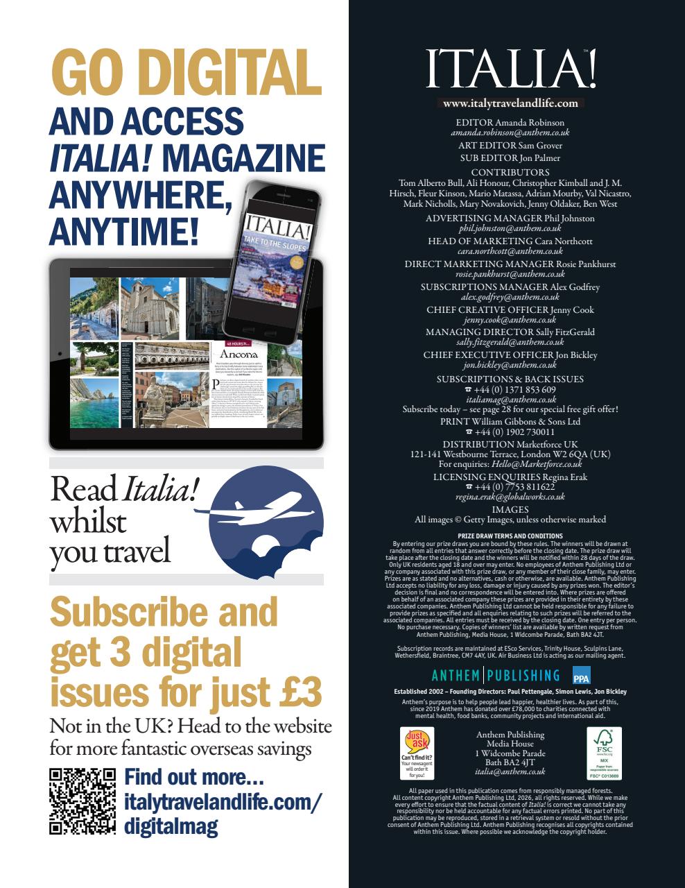 Italia! Preview Pages