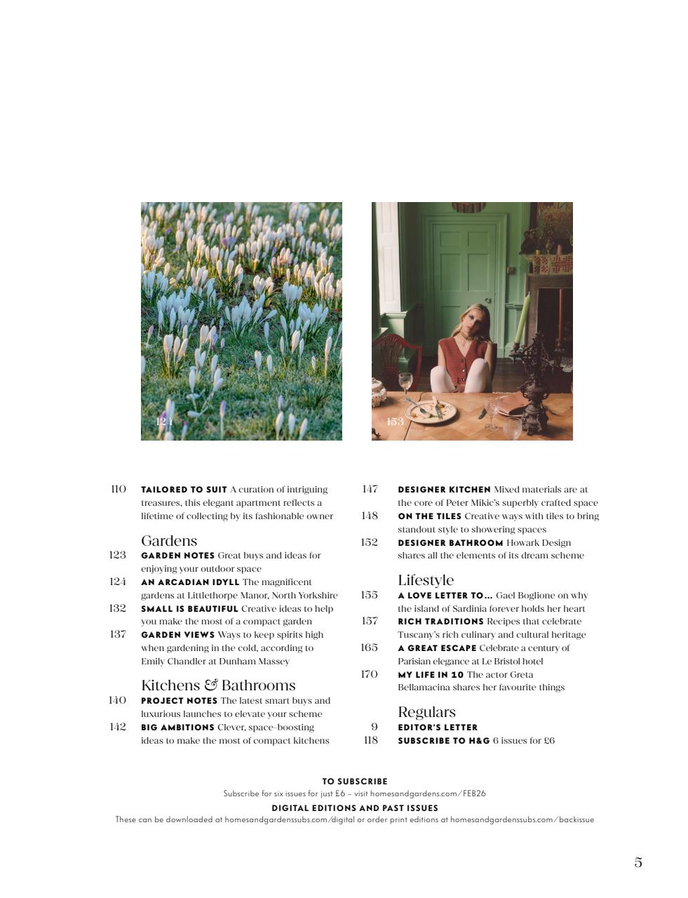 Homes & Gardens Preview Pages