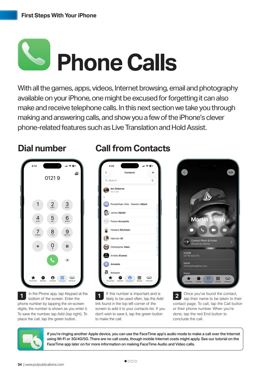 iPhone The Complete Manual Preview Pages