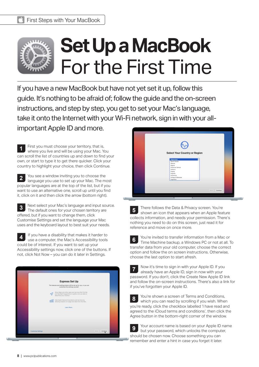 MacBook & macOS The Complete Manual Preview Pages