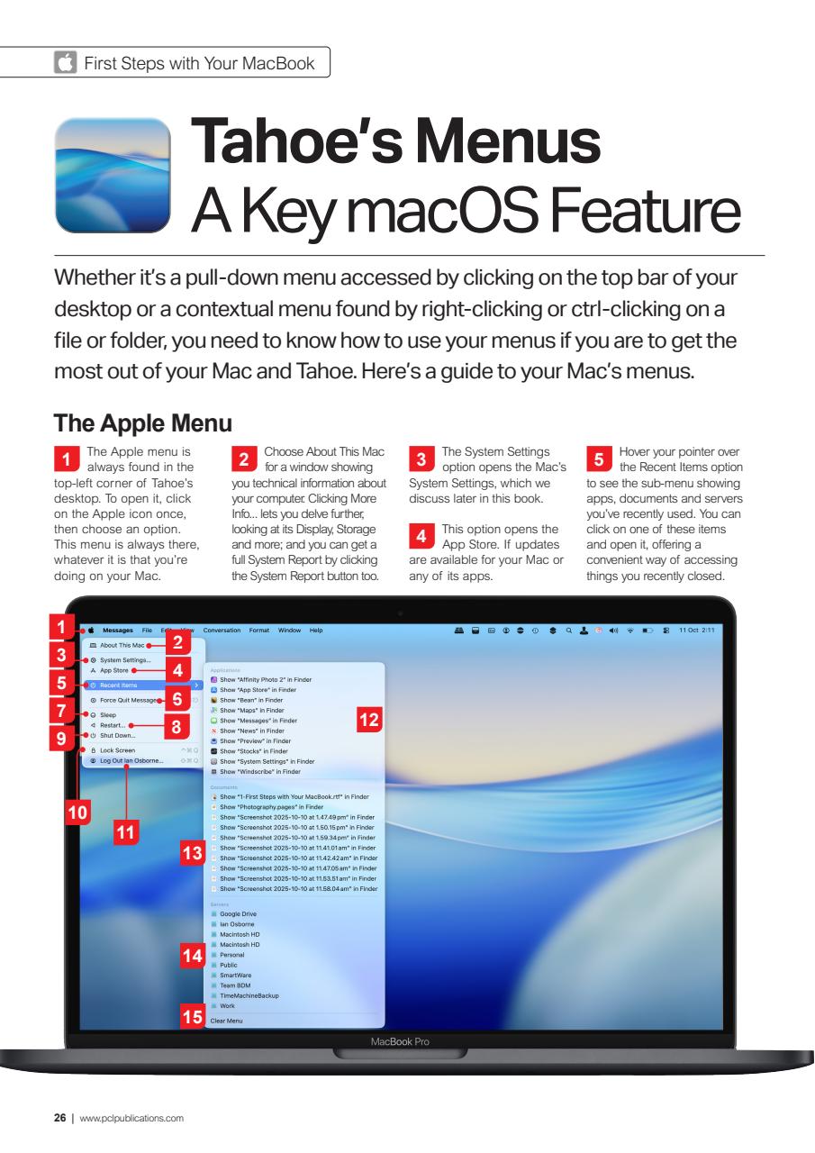 MacBook & macOS The Complete Manual Preview Pages