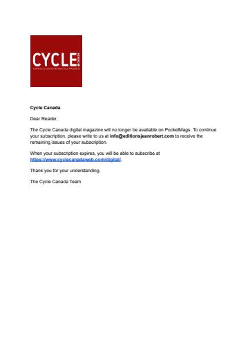 Cycle Canada issue 