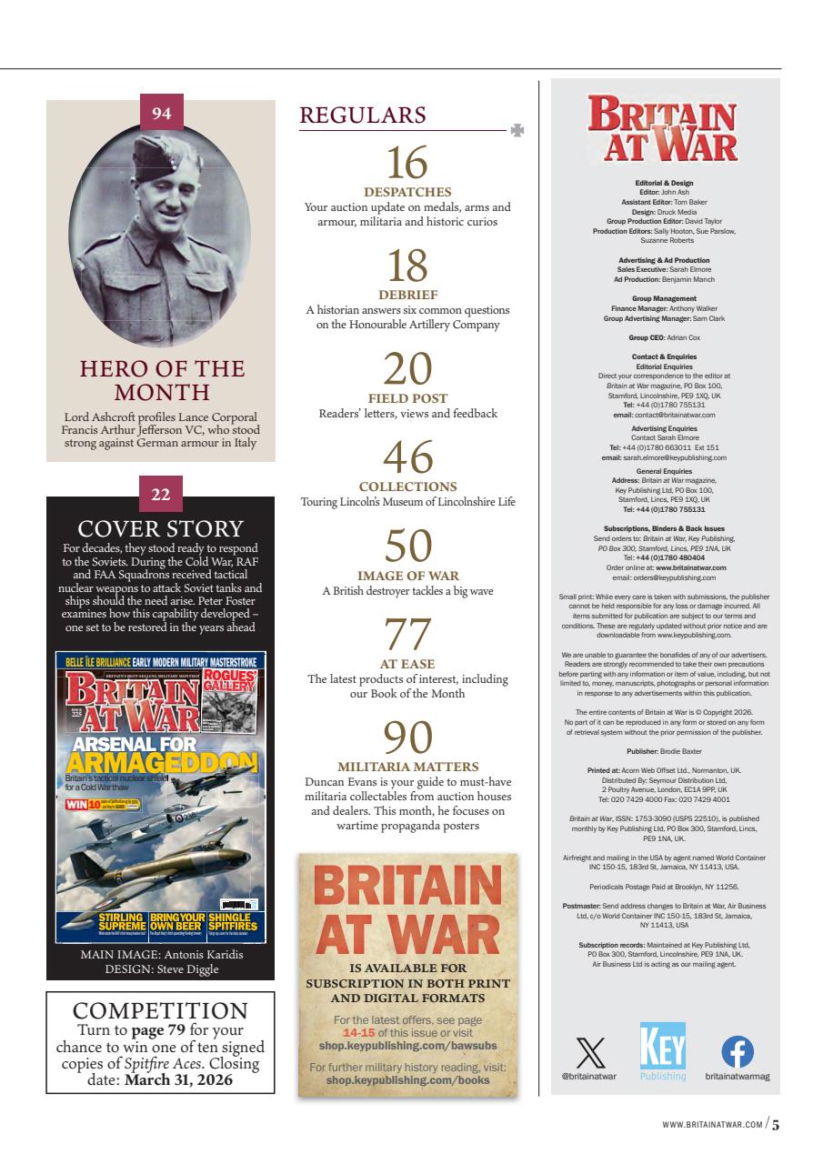 Britain at War Magazine Preview Pages