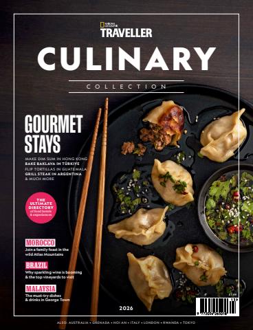 National Geographic Traveller UK issue Culinary Collection 2026
