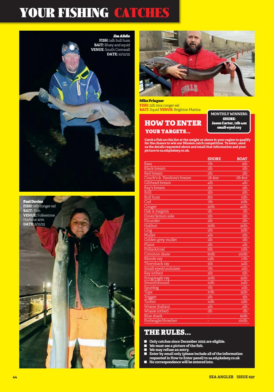 Sea Angler Preview Pages