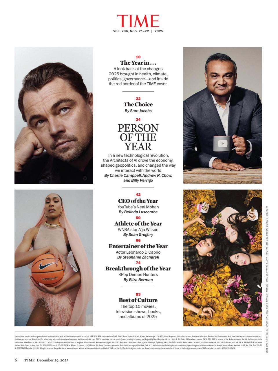 TIME Magazine Europe Preview Pages