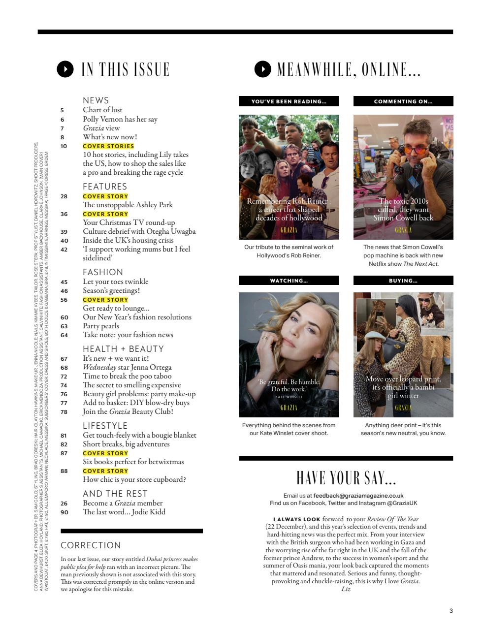 Grazia Preview Pages