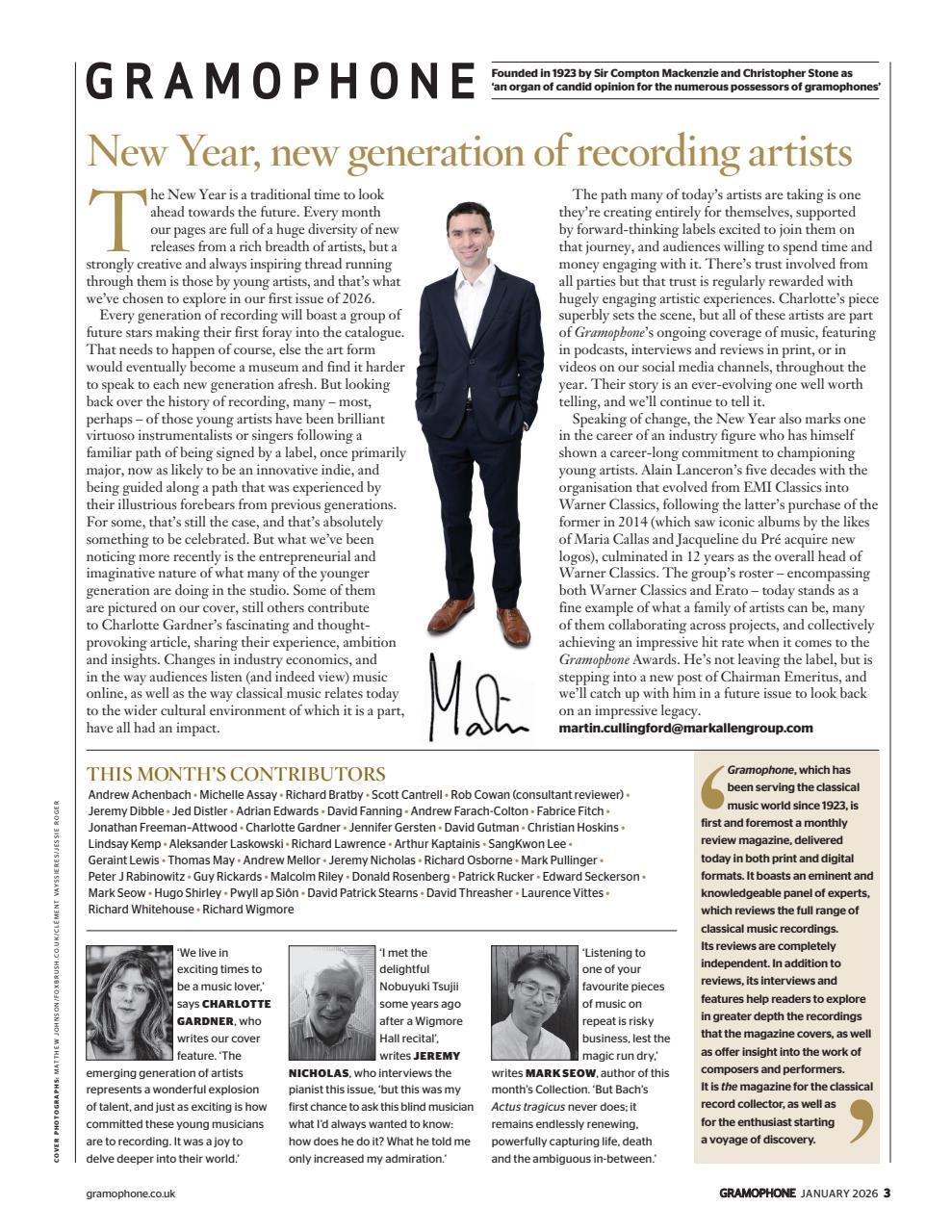 Gramophone Preview Pages