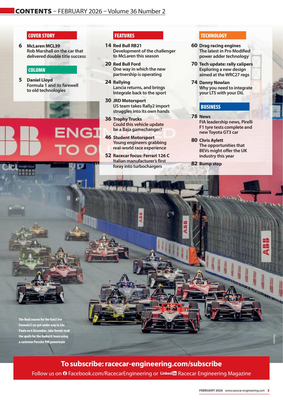 Racecar Engineering Preview Pages